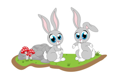 cute rabbit animal cartoon