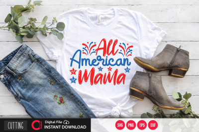 All American Mama svg