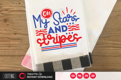 Oh My Stars and Stripes svg