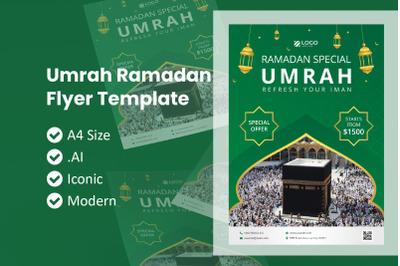 Umrah Ramadan 2021 Brochure Template