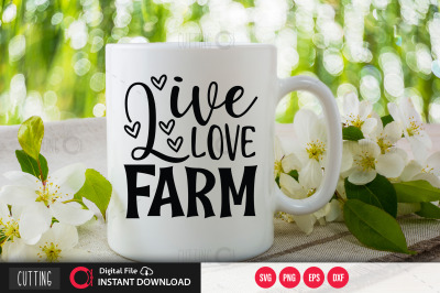 Live Love Farm svg