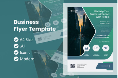 Business Theme Flyer Brochure Template