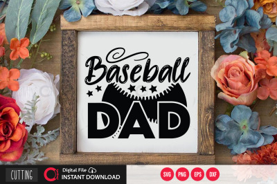 Baseball Dad svg