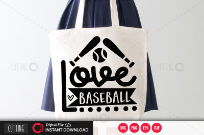 Love Baseball svg