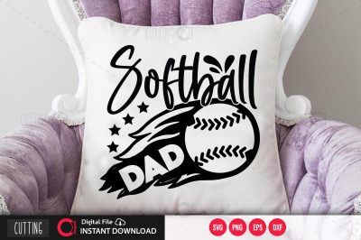 Softball Dad svg