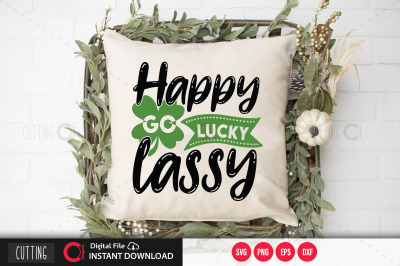 Happy Go Lucky Lassy svg