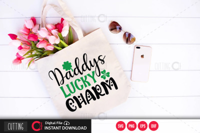 Daddys Lucky Charm svg