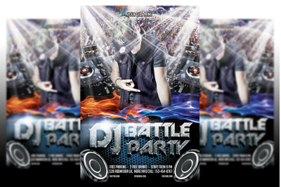 DJ Battle Party - Flyer Template