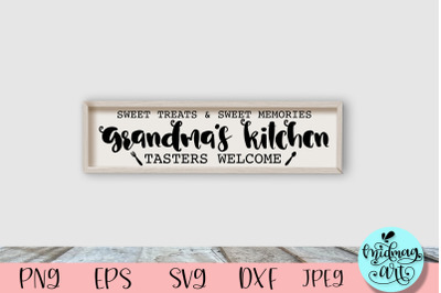 Grandma&#039;s kitchen wood sign svg, kitchen sign svg