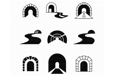 tunnel bundle SVG and PNG clipart