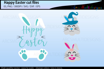 Happy Easter cut files