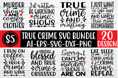 True crime svg bundle