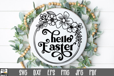 Hello Easter SVG File