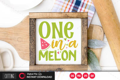 One in a melon svg