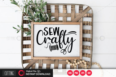 Sew Crafty svg