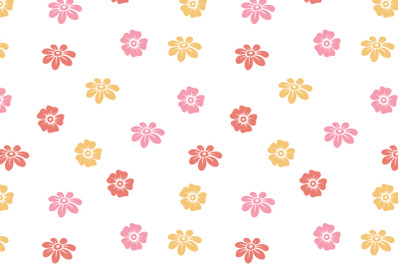 colorful flowers pattern