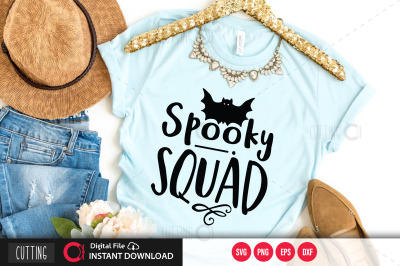 Spooky squad svg