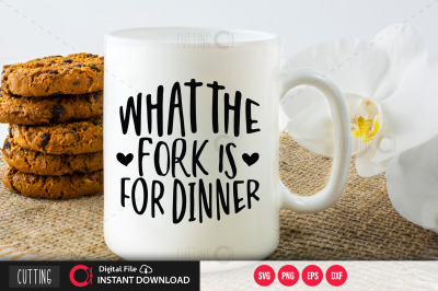 What The Fork Is For Dinner svg