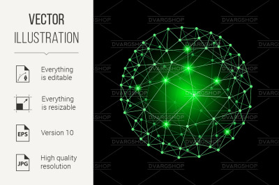 Sphere connected