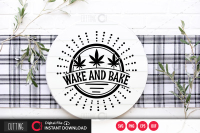 wake and bake svg