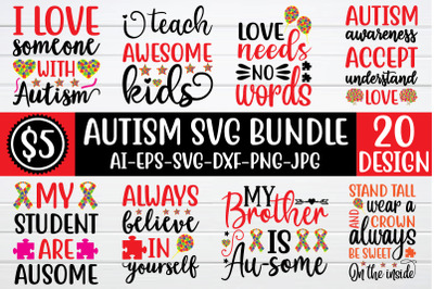 Autism SVG bundle