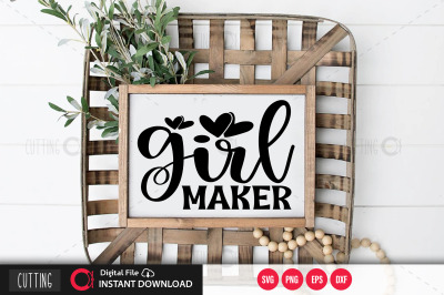 girl maker svg