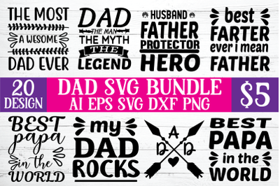 Dad SVG bundle