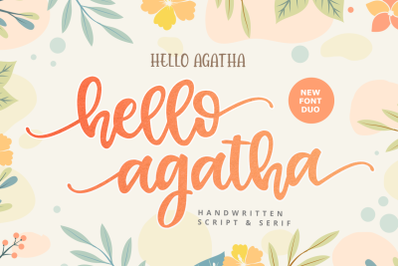 Hello Agatha Font Duo