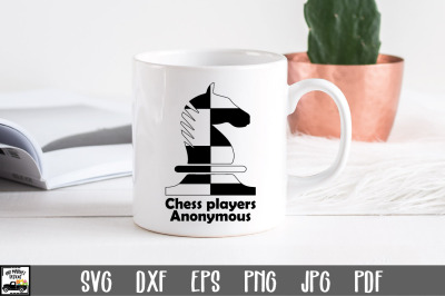 Chess SVG File - Chess Players Anonymous SVG File