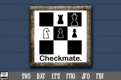 Chess SVG File - Checkmate SVG File