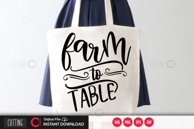 farm to table svg