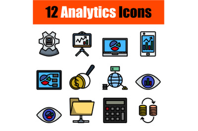 Analytics Icon Set