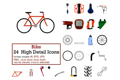 Bike Icon Set