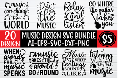 music design svg bundle