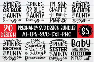 Pregnancy svg design bundles