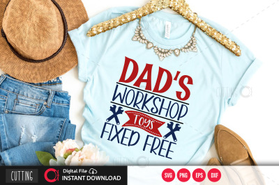 dads workshop toys fixed free svg