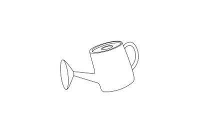 rural Watering Can outline Icon