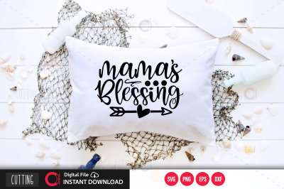 mamas blessing svg