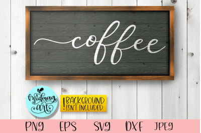 Coffee wood sign svg, kitchen sign svg