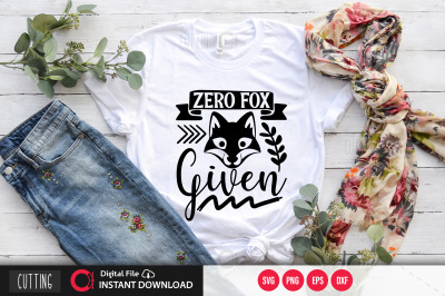 Zero fox given svg