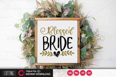 Blessed Bride svg