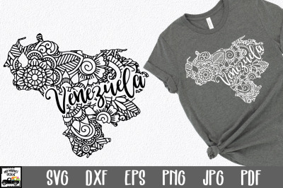 Venezuela SVG File - Venezuela Mandala Design