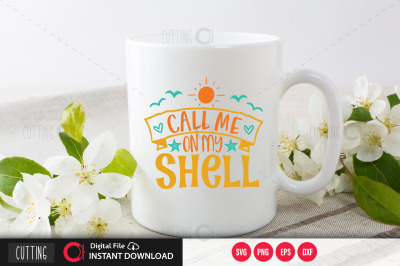 Call me on my Shell svg