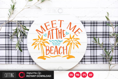 meet me at the beach 1 svg