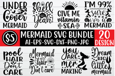 Mermaid svg bundle vol2