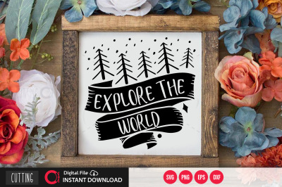 Explore the World svg