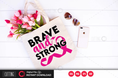 Brave and strong svg