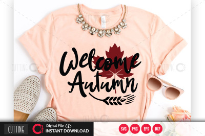 Welcome Autumn svg