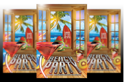 Beach Party - Flyer Template