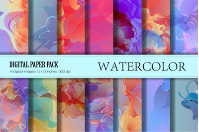 Watercolor Texture Digital Paper 02